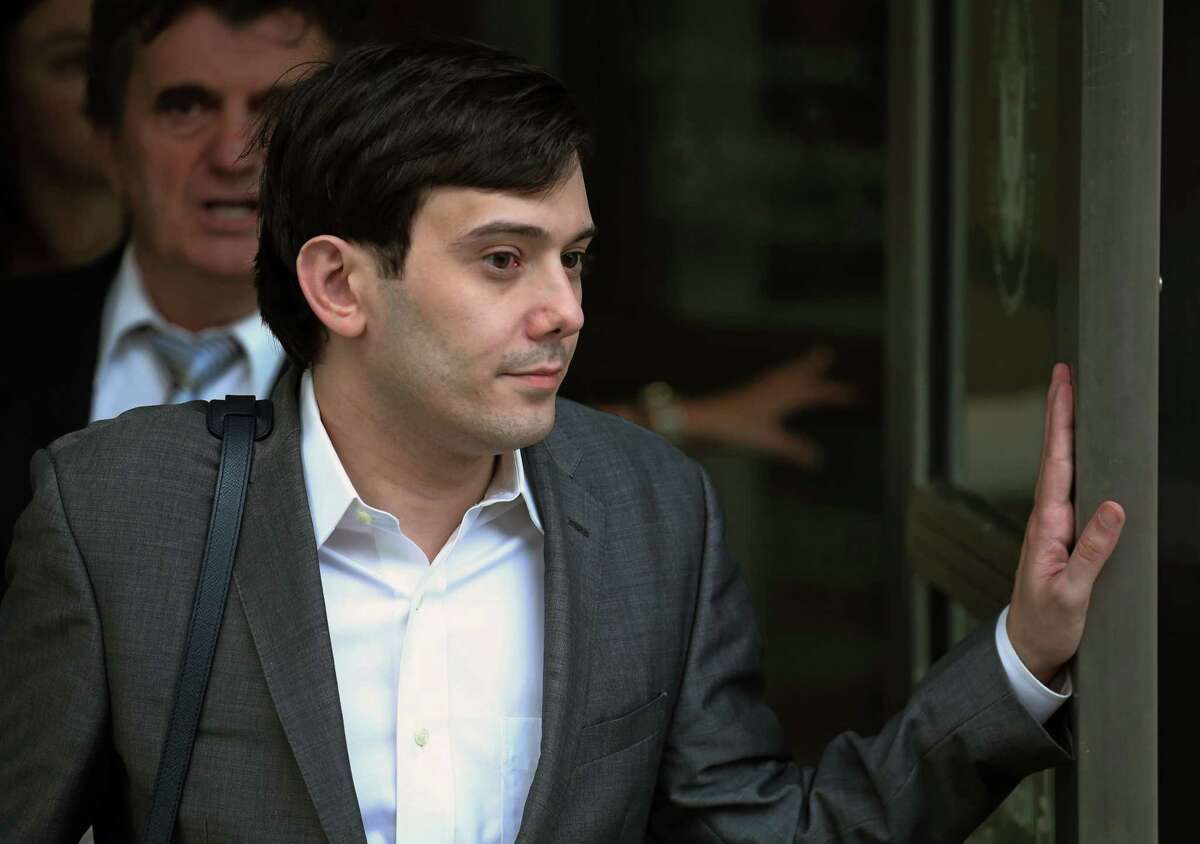 Martin Shkreli, former chief executive of Turing Pharmaceuticals, leaves federal court in Brooklyn this week.