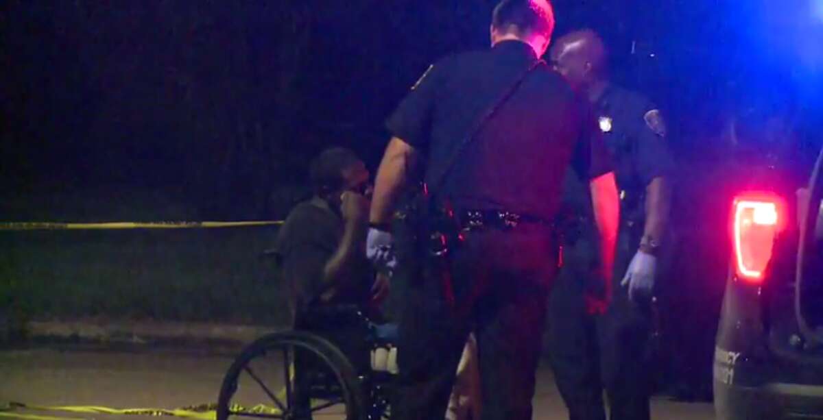 One man in injured after gunfire early Wednesday in northeast Houston. (Metro Video)