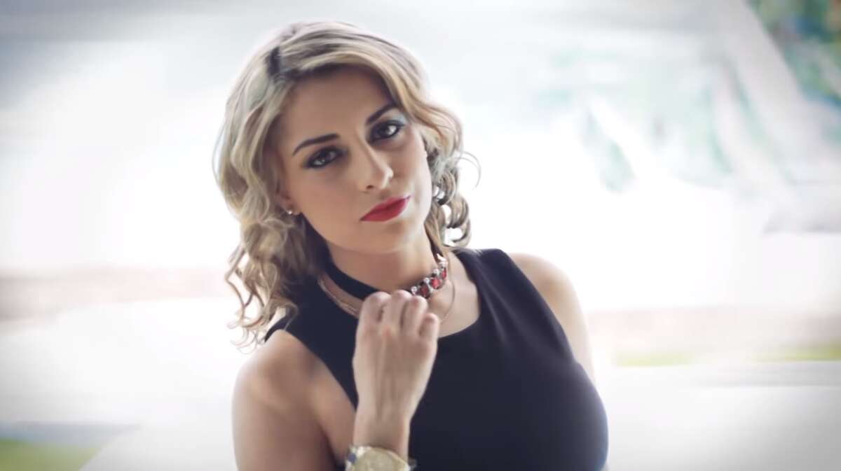Lizeth Portillo Rodriguez, pictured here in a Herencia Mtz music video, was shot and killed in Chihuahua, Mexico July 9, 2017, according to media reports.