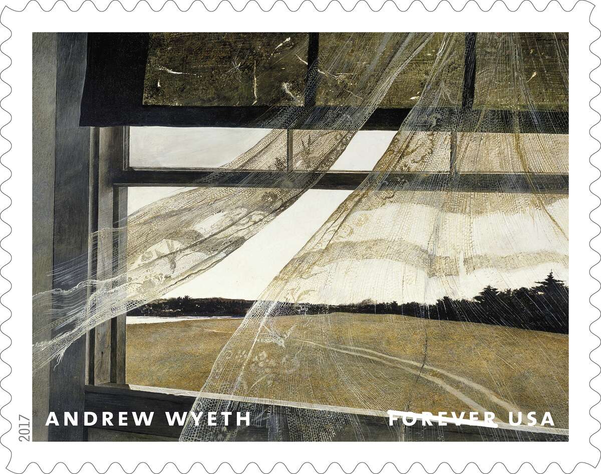 The U.S. Postal Service has issued a series of 12 "forever" stamps to celebrate the centennial of American painter Andrew Wyeth's birth.