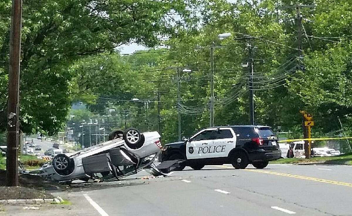 One hospitalized after Westport accident