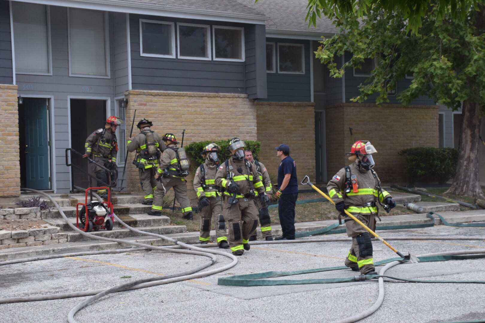 2 dozen units respond to apartment fire on South Side