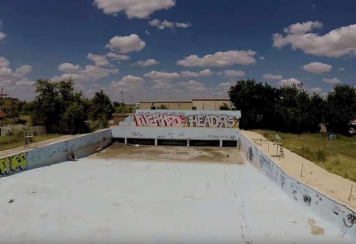 Abandoned Water Park In West Texas