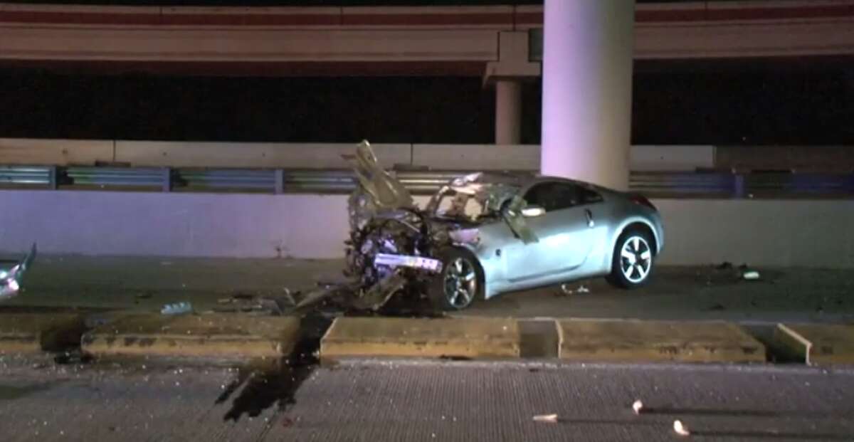 A 15-year-old boy died late Wednesday after his 18-year-old brother lost control of the car he was driving on the Tomball Parkway and slammed into a guard rail. (Metro Video)