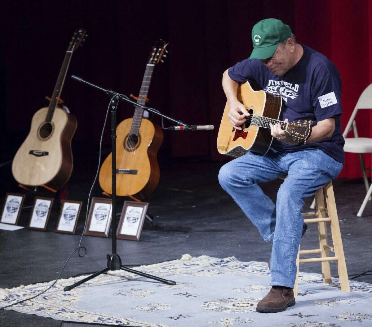 A participant in last year's Indiana State Fingerstyle Guitar Festival.