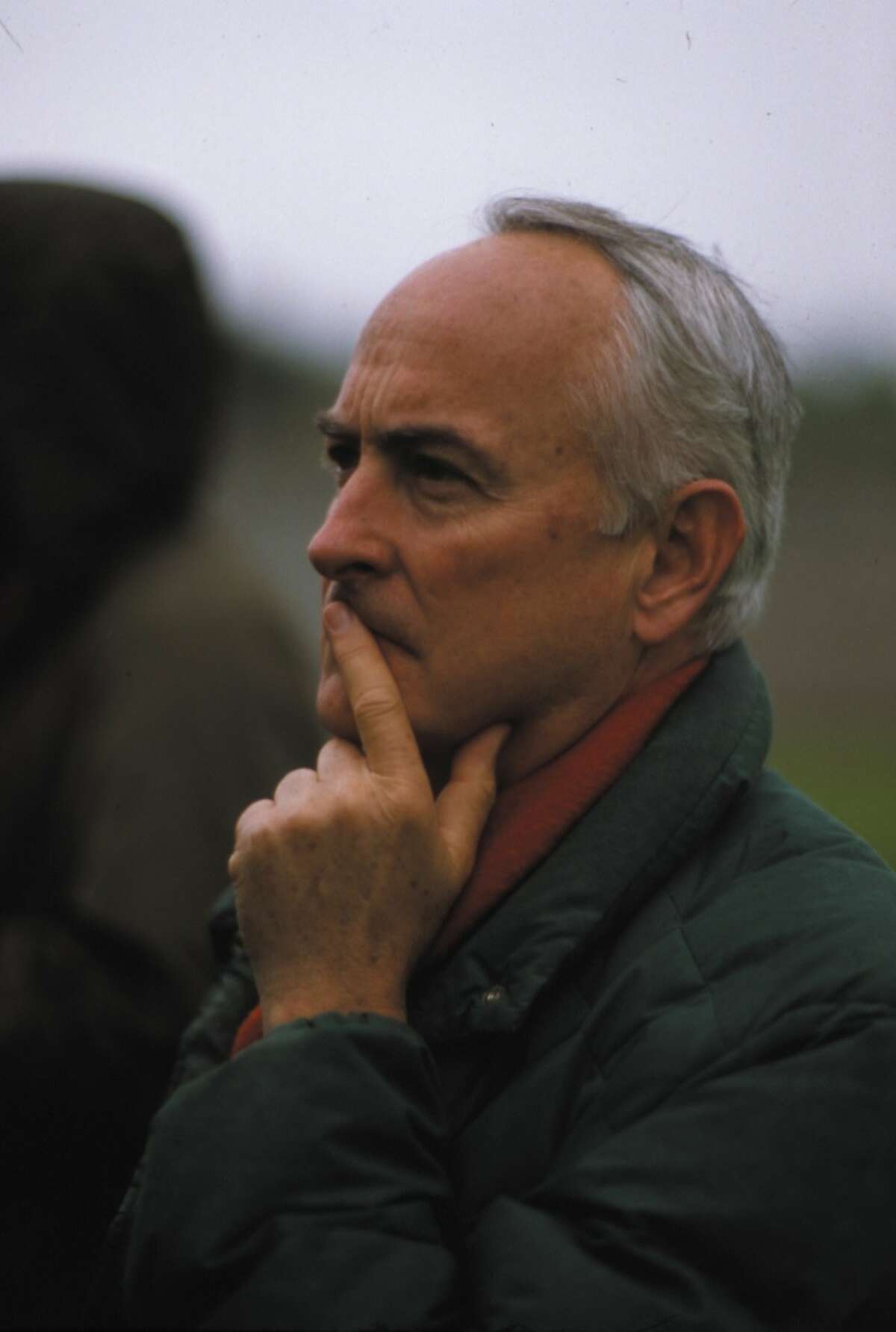 Director James Ivory on the set of "Maurice."