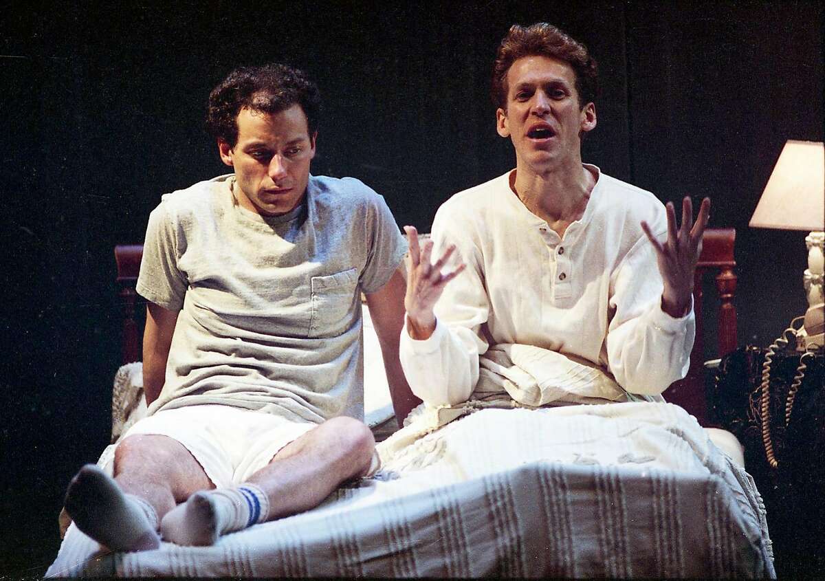 May 23, 1991: A scene from the opening of "Angels in America," when the first part of Tony Kushner's play premiered at the Eureka Theatre in San Francisco.