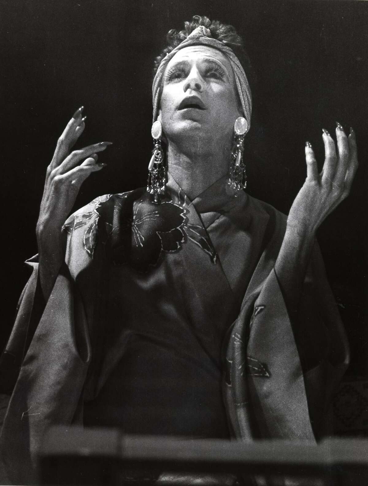 Prior Walter (Stephen Spinella) is ready for his close-up in the world premiere of "Angels in America," Eureka Theatre Company, San Francisco, 1991.