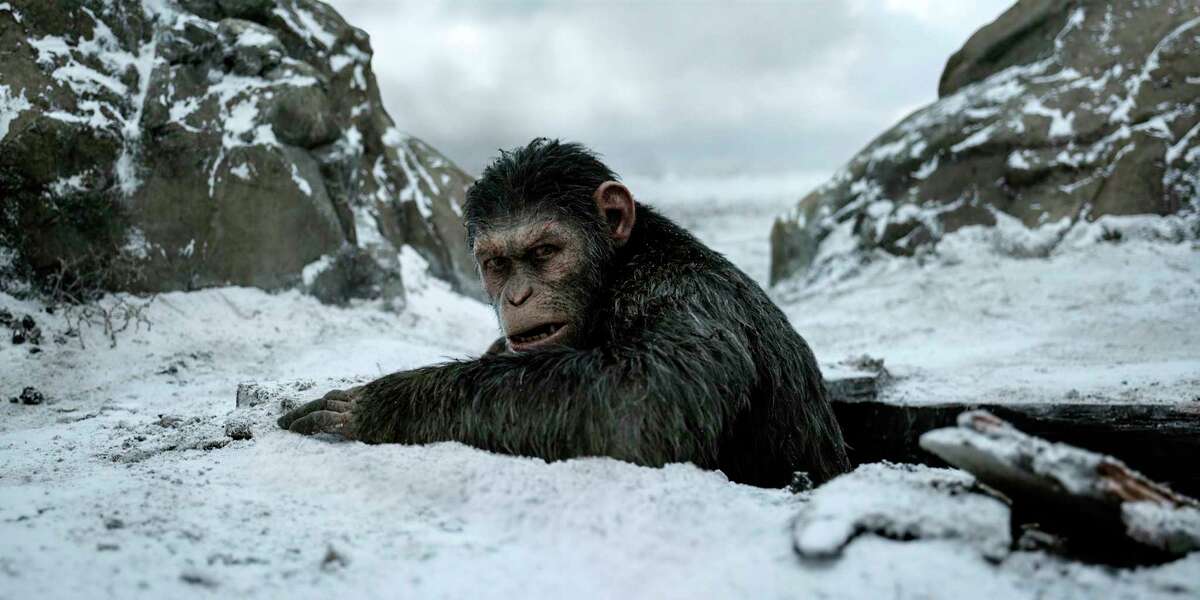 This image released by Twentieth Century Fox shows a scene from, "War for the Planet of the Apes." (Twentieth Century Fox via AP)