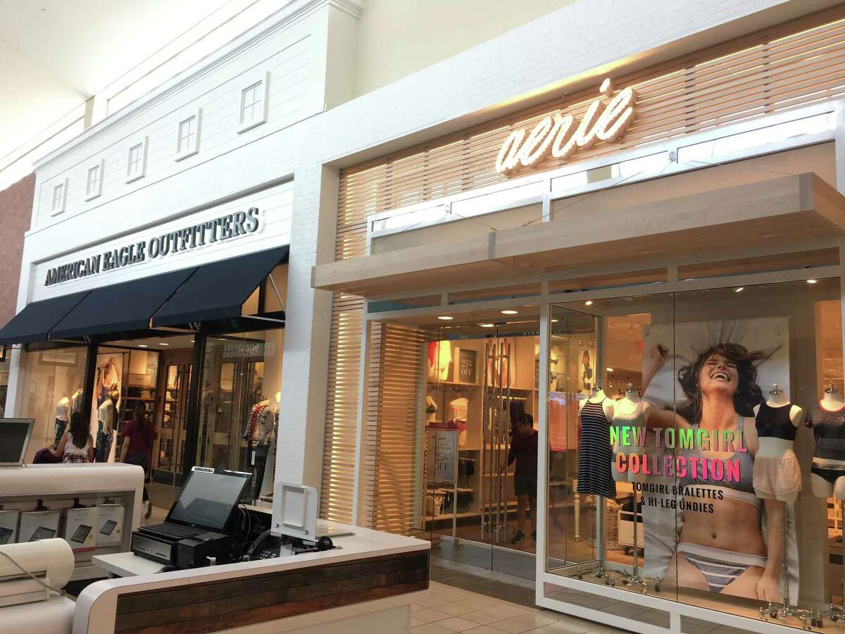 Aerie has opened a store next to sister chain American Eagle Outfitters in Memorial City Mall, which is owned by Houston-based Metro­National.