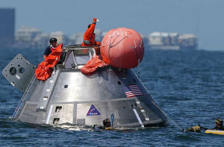 NASA takes Orion spacecraft out for a test return near Galveston