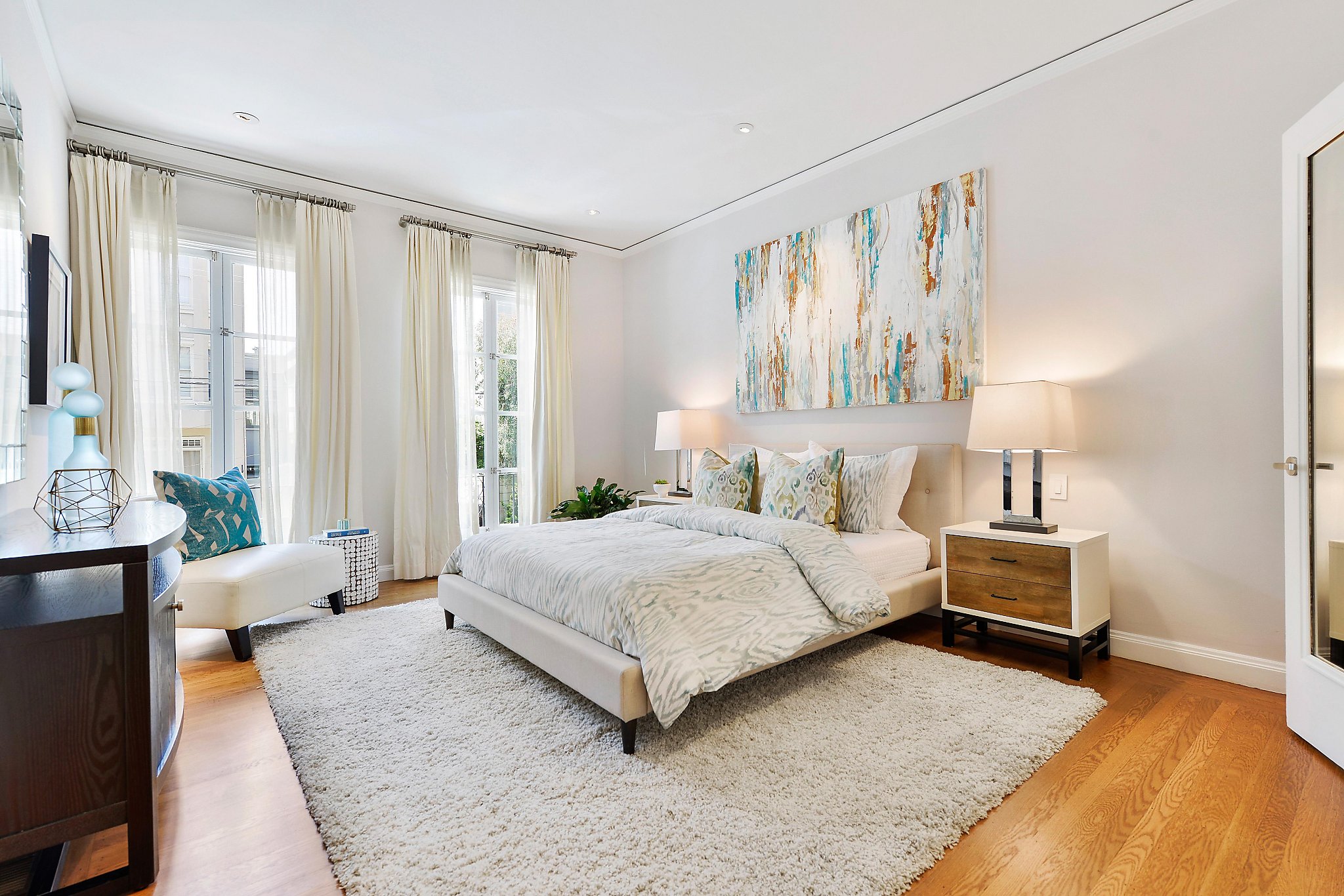 Two bedroom in a stately condo building open Sunday