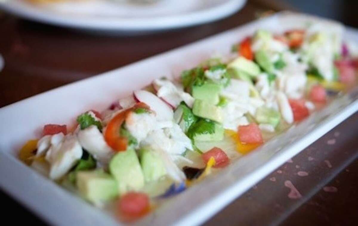 Local legend Hugo Ortega has a variation of this Red Snapper Ceviche (Ceviche de Huachinango) on the menu right now at Caracol.