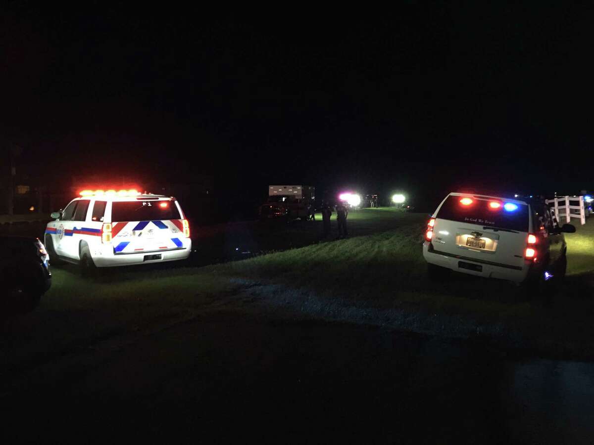 Authorities responded to the crash on the lake near the Diamondhead community off Texas 105.
