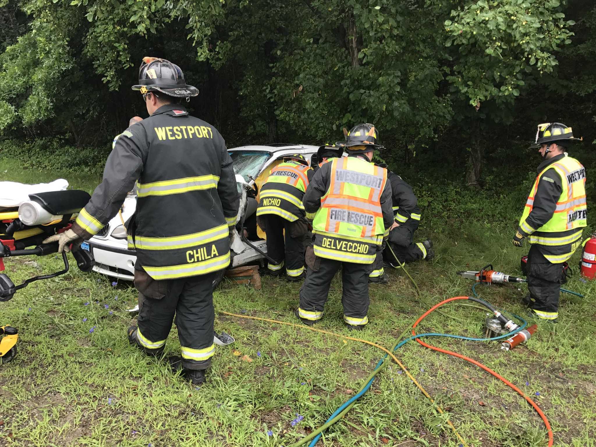 Six injured in Westport car crash