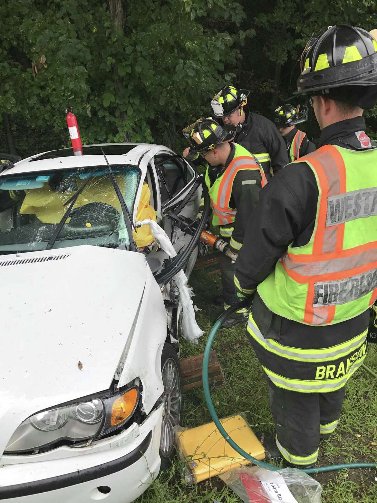 Six injured in Westport car crash