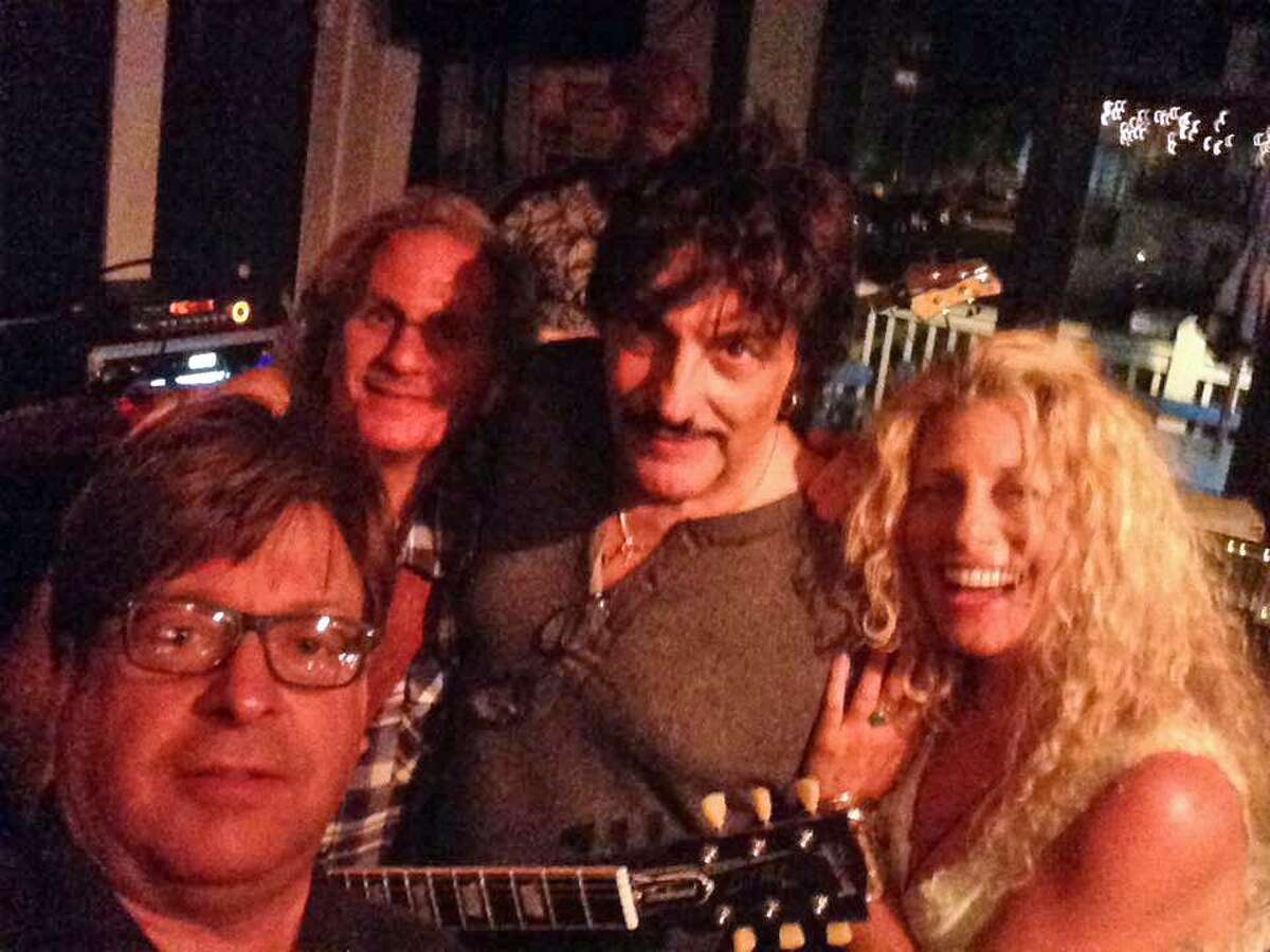 From left: Guitarist Rob Russo, guitarist Scott Hensley, drummer Carmine Appice and singer/musician Wendy May performed at The Black Duck Cafe in Westport on July 6.