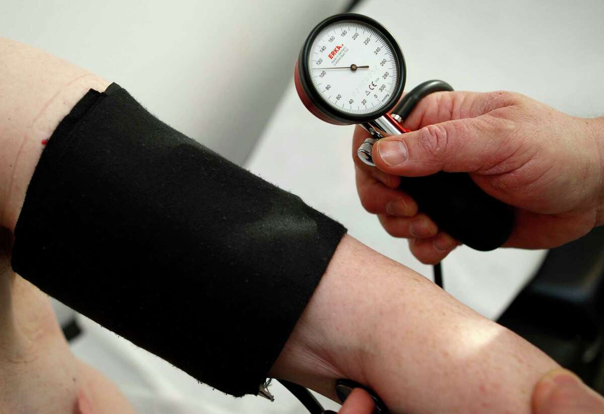 Men (average age of 50) with a diastolic blood pressure of 90 to 114 had a five-year risk of heart attack or stroke of about 50 percent.