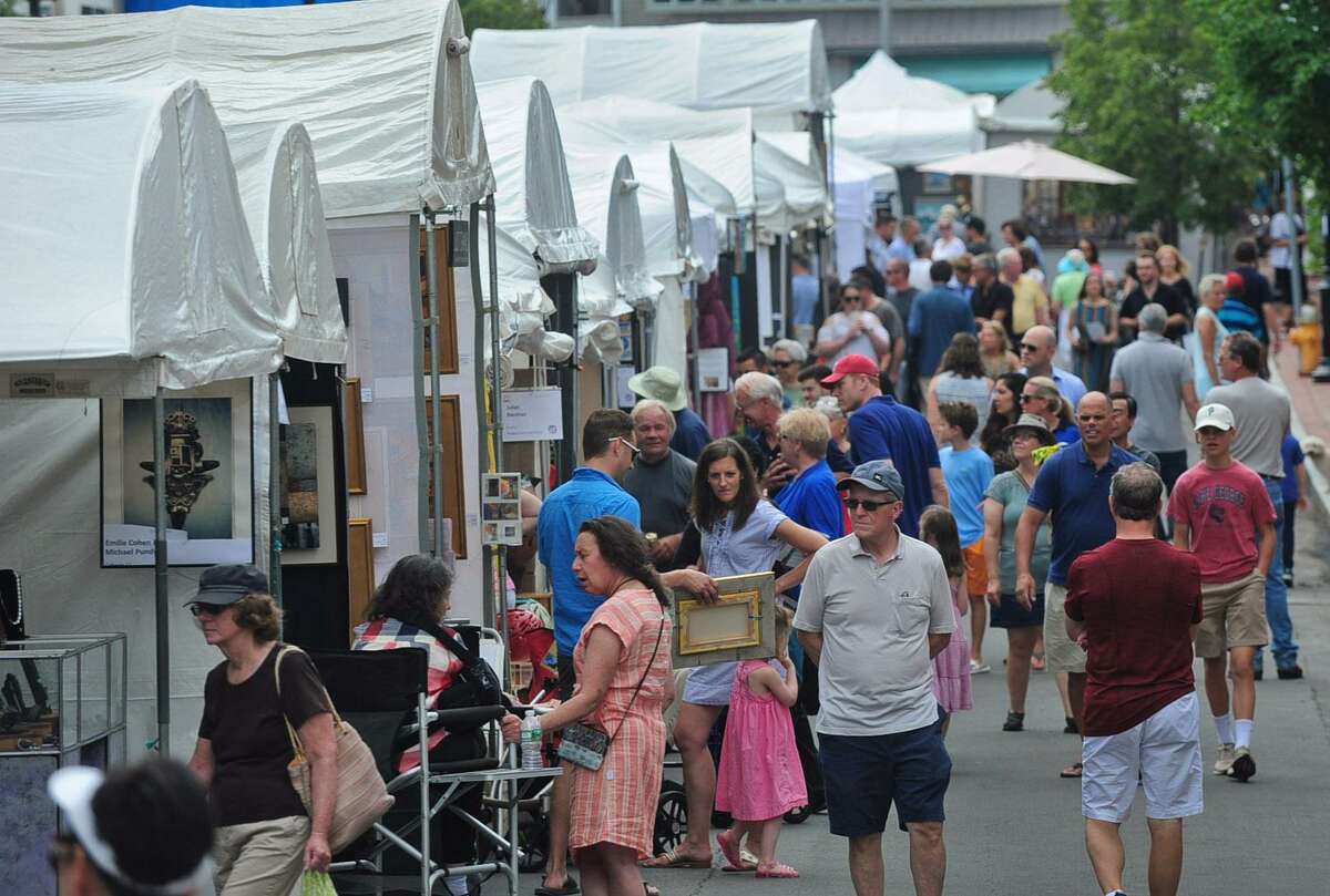 The 44th annual Westport Fine Arts Festival on Main Street featured a premier roster of national and international fine artists across 12 categories and includes over 140 juried artists.