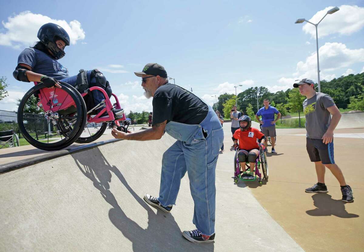 Wheelchairbound find new freedom at skate park
