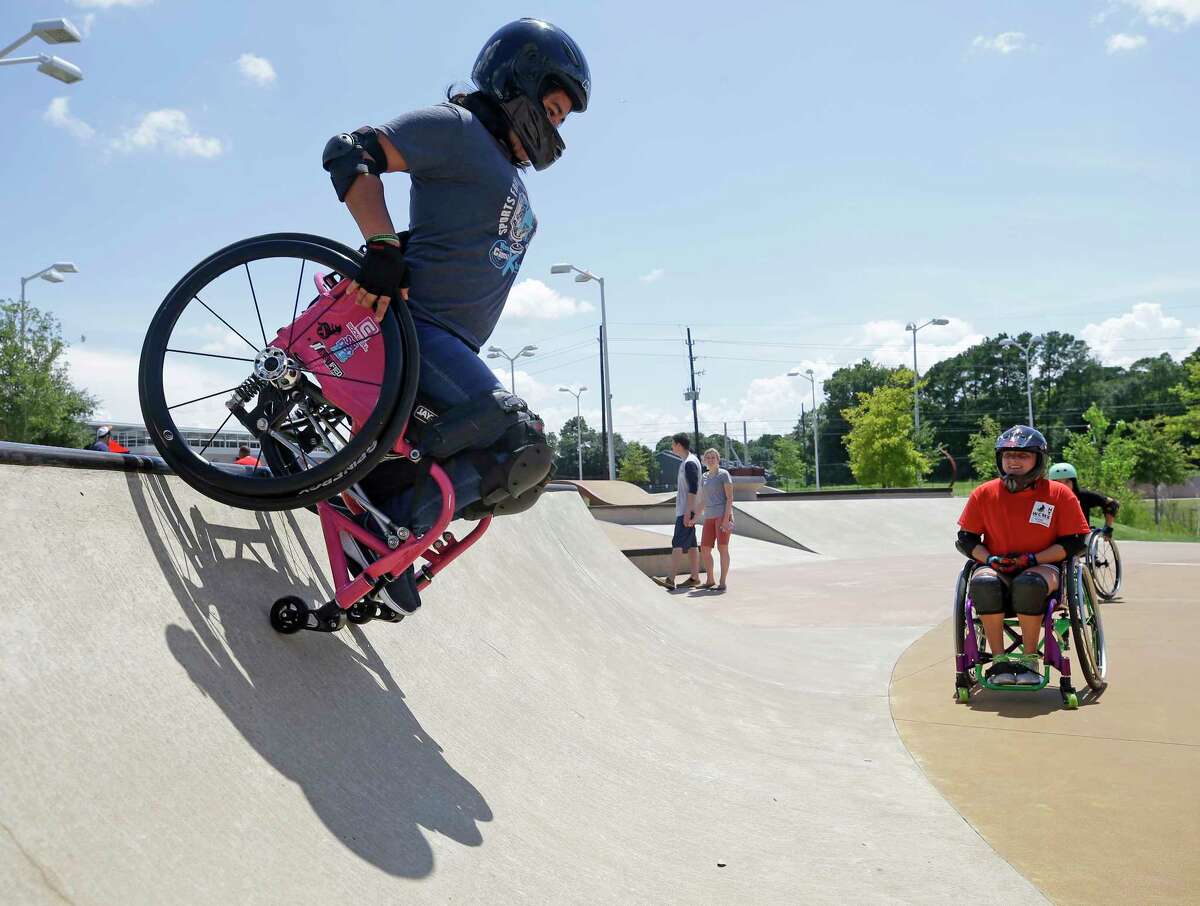 Wheelchairbound find new freedom at skate park