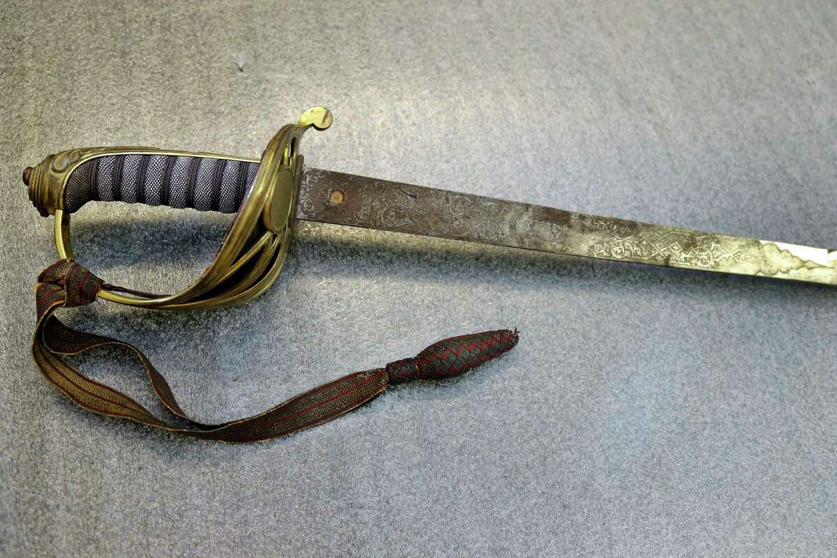 ﻿The sword that belonged to Col. Robert Gould Shaw﻿ ﻿﻿was stolen after ﻿he was killed﻿ during the 54th Massachusetts Voluntary Infantry's attack on Fort Wagner, S.C.﻿﻿