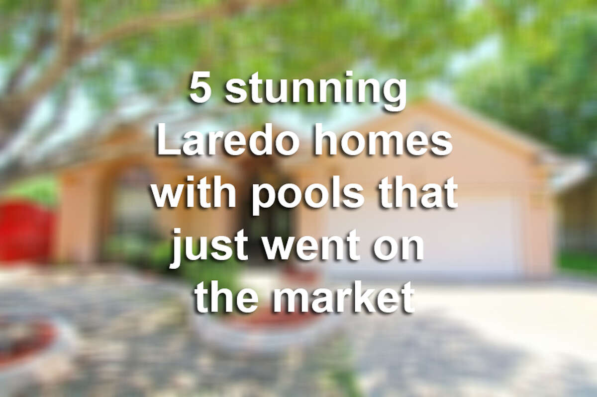 Click through this gallery to see 5 stunning homes with pools that just went on the market in Laredo. 