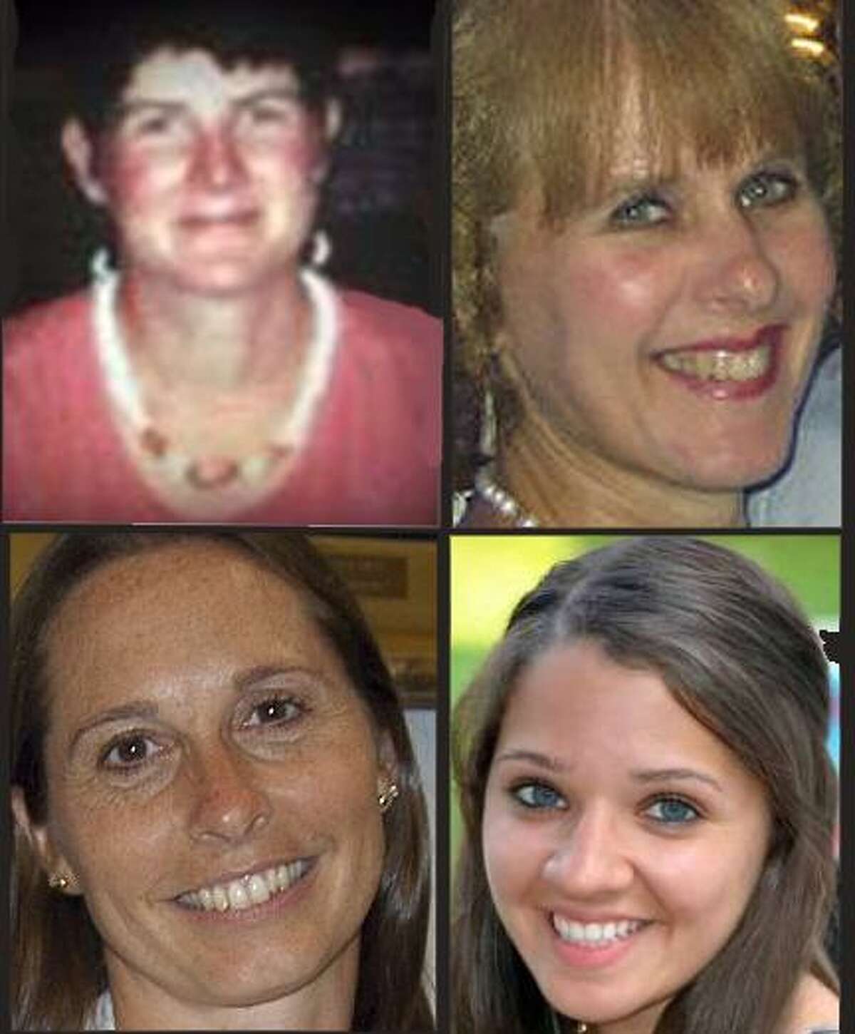 From top left, Anne Marie Murphy, Mary Sherlach, Dawn Lafferty Hochsprung and Victoria Soto.