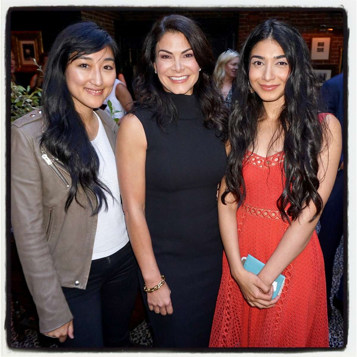 Elle Women in Tech honorees (from left) Jess Lee, Belinda Johnson and Shiza Shadid at Wayfare Tavern. July 12, 2017.