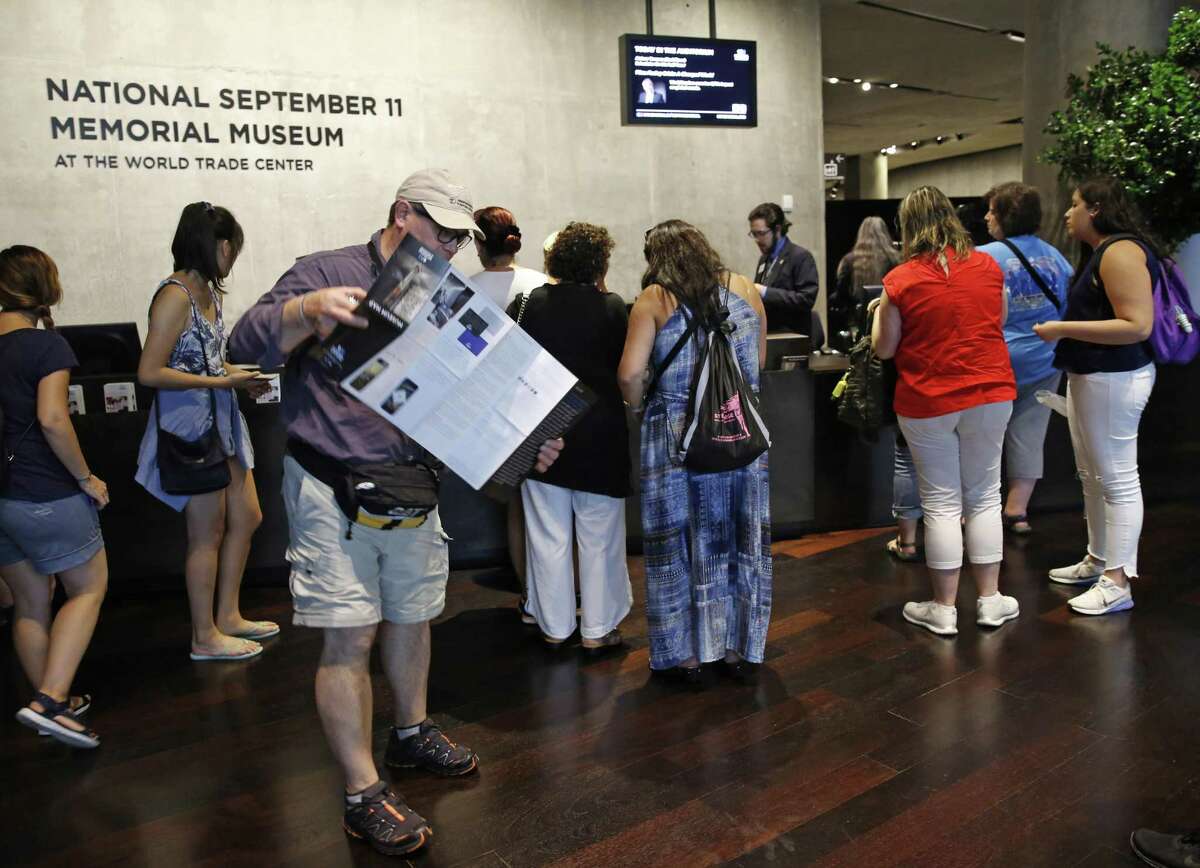Visitors to the National September 11 Memorial and Museum pick up maps and guides in New York. Last winter the U.S. tourism industry worried about a “Trump slump,” fearing that Trump administration policies might discourage international travelers from visiting the U.S. But statistics from the first half of 2017 suggest that the travel to the U.S. is robust.