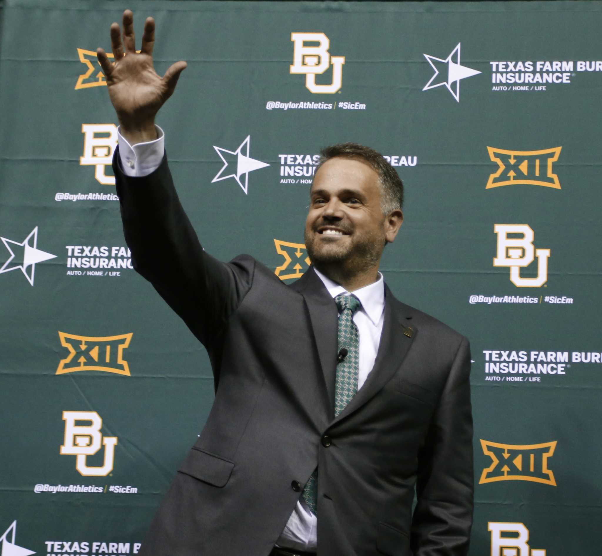 Green day: Matt Rhule relishes new opportunity at Baylor