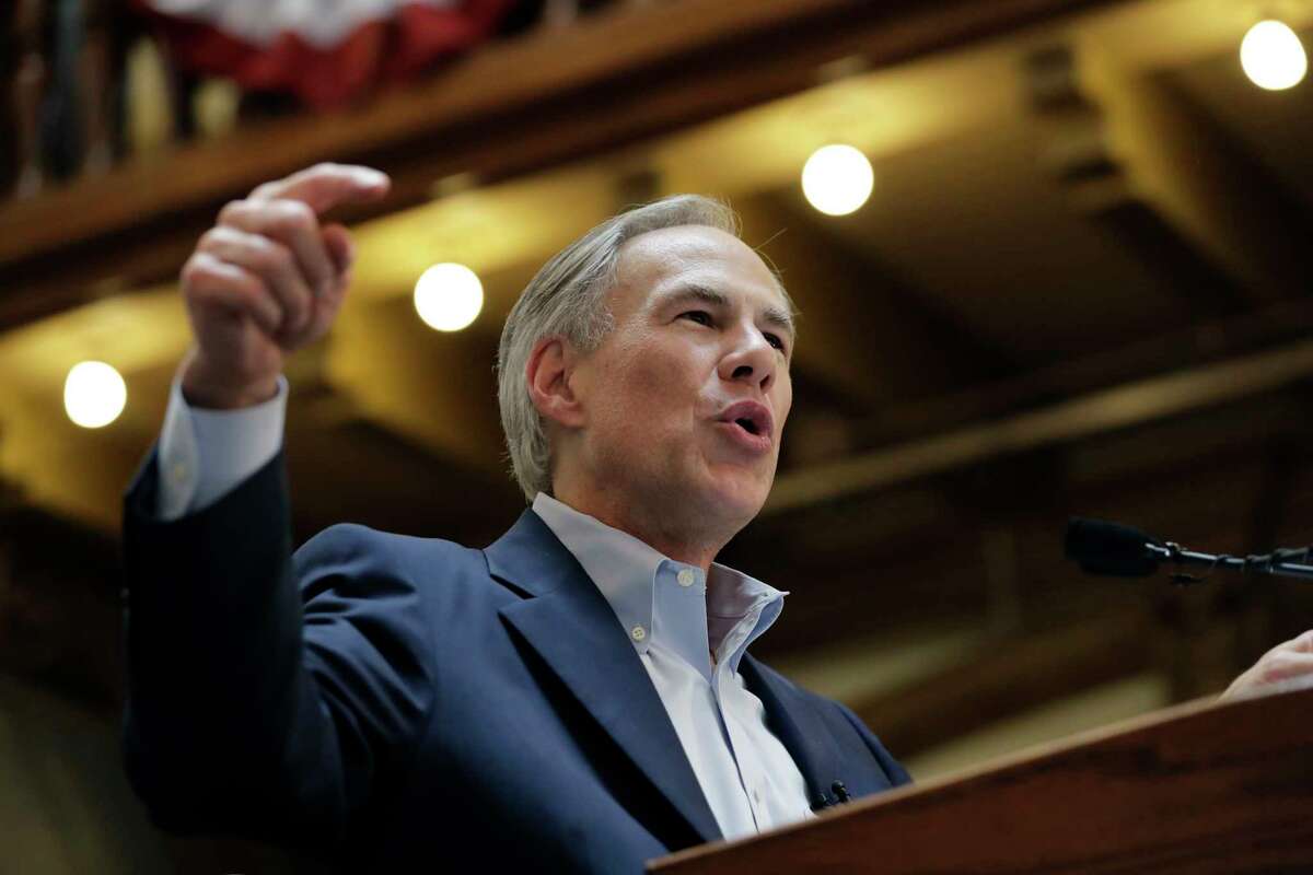 Texas Gov. Greg Abbott speaks at an event where he announced his bid for re-election, Friday, July 14, 2017, in San Antonio. (AP Photo/Eric Gay)