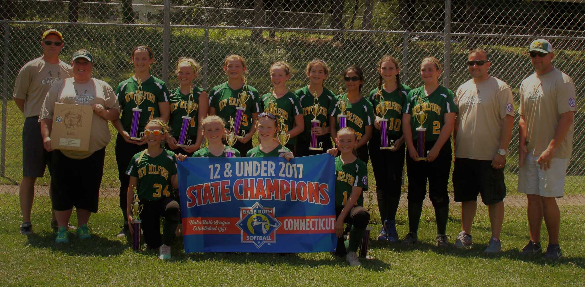 New Milford U12 softball takes second at NE regionals