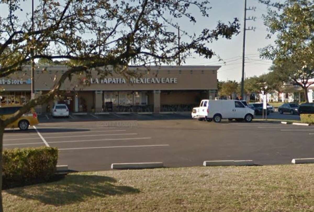 La Tapatia Mexican Cafe  5591 Richmond Houston, TX 77056 (Week of July 12-19)  Demerits: 27 Inspection Highlights: Chicken, beans not safe for human consumption. Black-mold like substance inside of pores of soda dispenser.  (Week of July 27- Aug. 2) Demerits: 24 Inspection Highlights: Observed chicken and beef at (47-50) degrees F in walk-in-cooler for more than four hours. Condemn. 