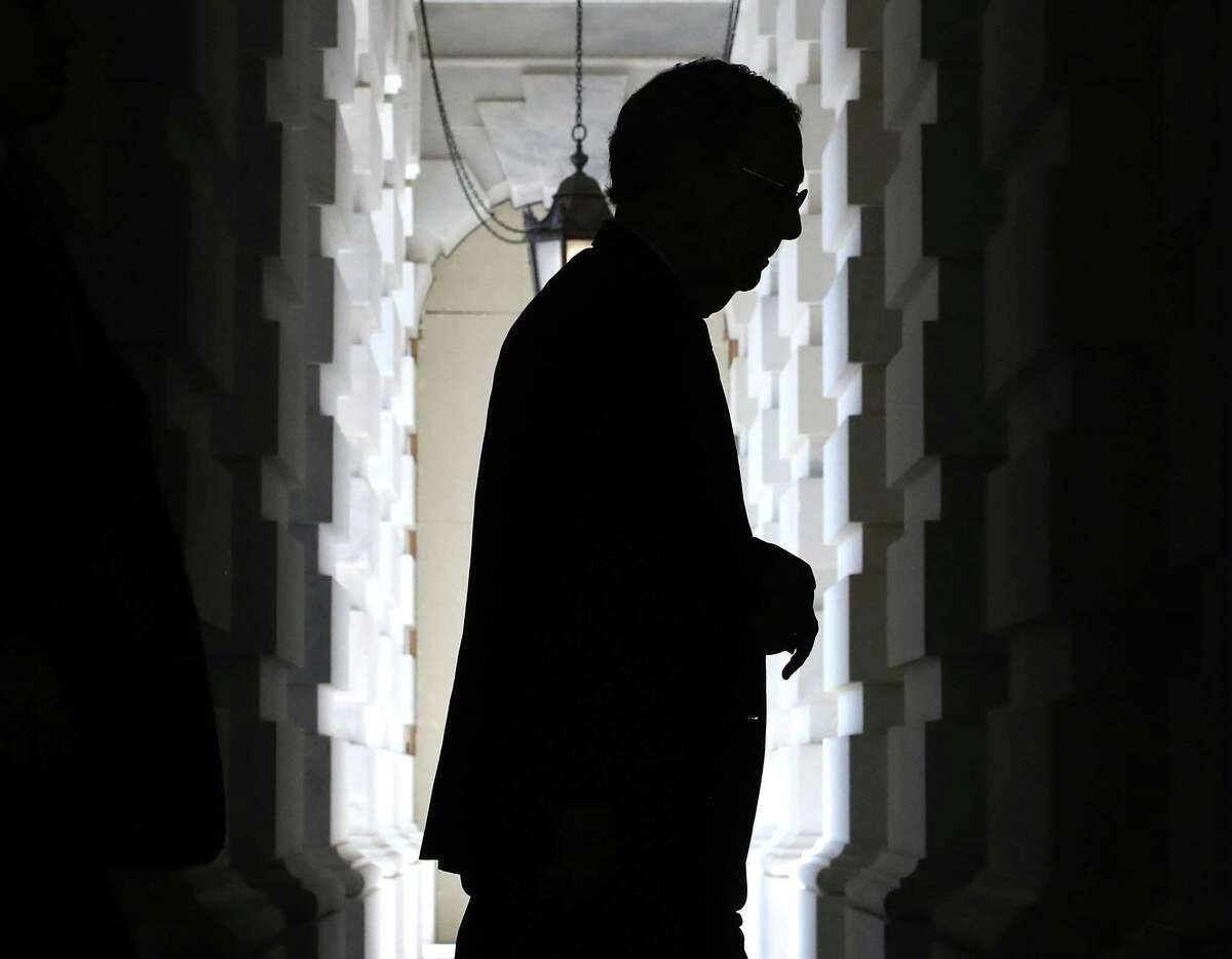 Senate Majority Leader Mitch McConnell (R-KY), arrives at the US Capitol on July 18, 2017 in Washington, DC. McConnell said he plans to reintroduce a 2015 bill that would repeal some of the ACA’s coverage mandates, subsidies and Medicaid expansion of the Affordable Care Act but not the health care regulations, such as the requirement that insurers cover people with pre-existing conditions.