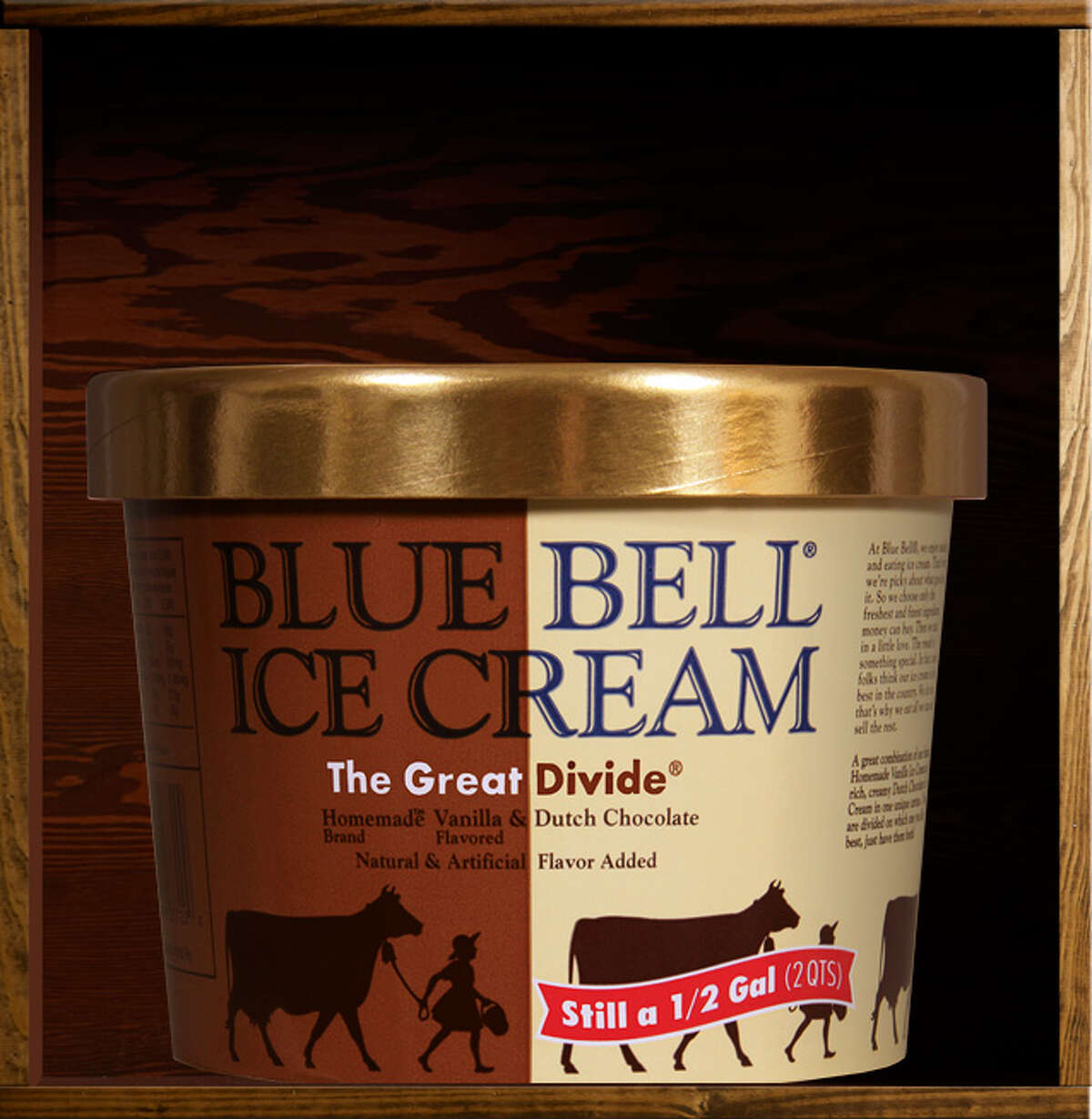 29. The Great Divide Blue Bell description: "A great combination of our famous Homemade Vanilla Ice Cream and rich, creamy Dutch Chocolate Ice Cream in one unique carton. If you are divided on which one you like best, just have them both!" Editors' note: One side of the divide will always be depleted at a faster rate. This is a contentious ice cream.