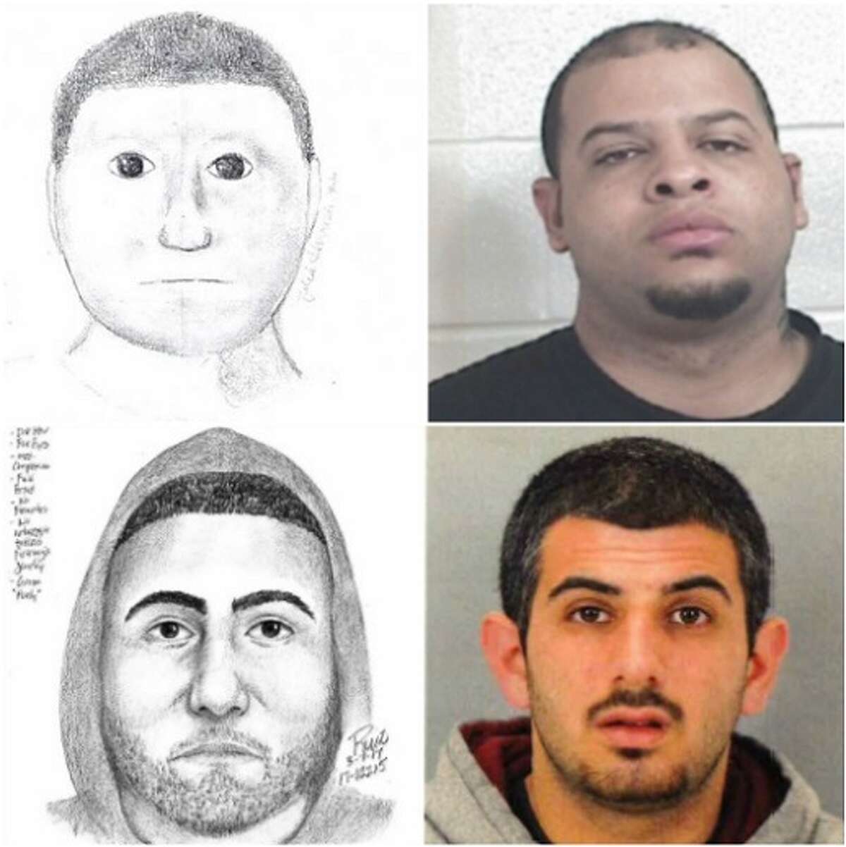 How accurate are police sketches compared to suspect photos? Click through the slideshow to see for yourself. 