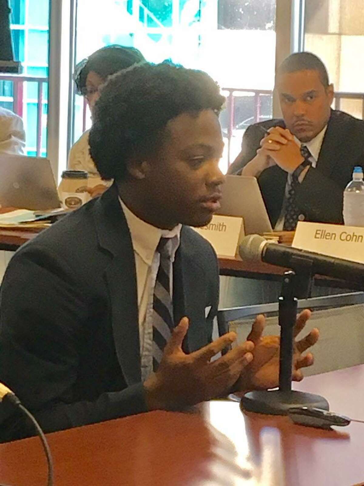 A Capital Prep Harbor student tells State Board of Education his school should expand