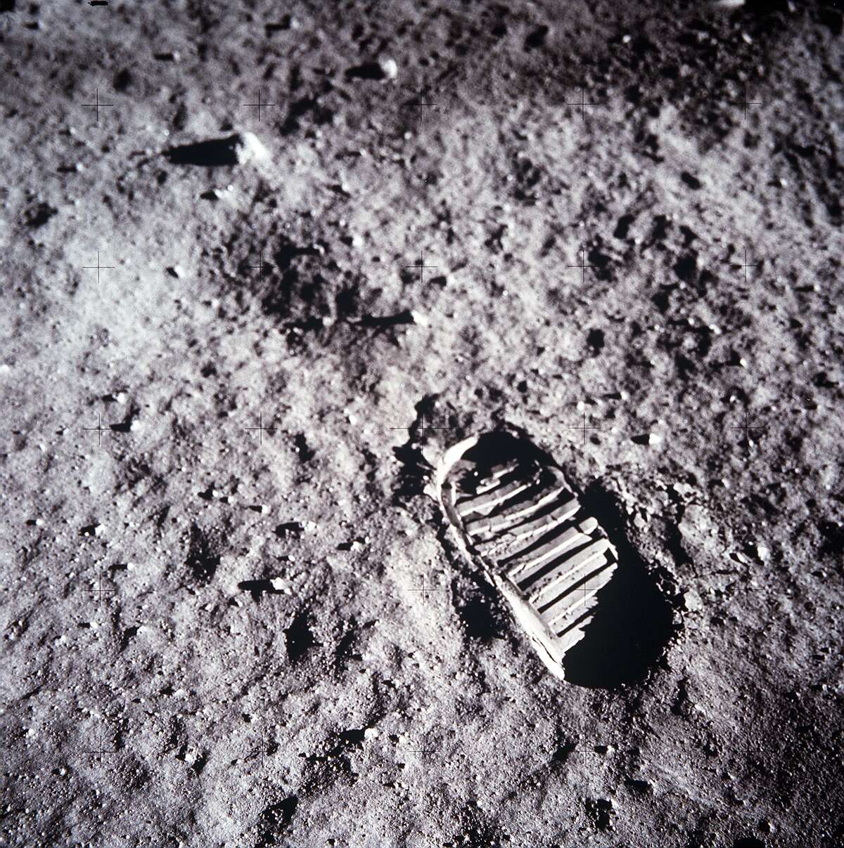An astronaut's bootprint leaves a mark on the lunar surface July 20, 1969 on the moon. The 30th anniversary of the Apollo 11 Moon mission is celebrated July 20, 1999. (Photo by NASA/Newsmakers)
