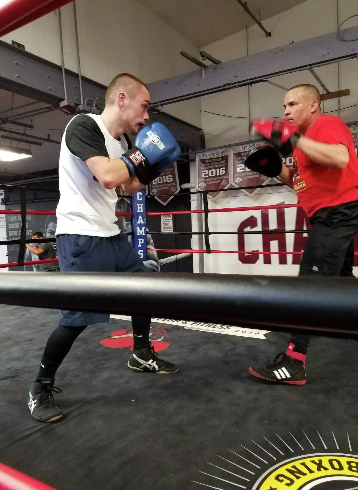 Mahopac native Ryan Smith, left, will represent Danbury's Champs Boxing Club next week at the 2017 Ringside World Championships.