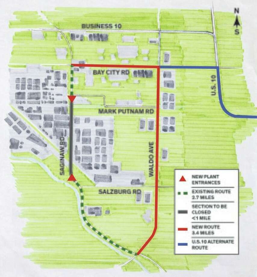 City Council Votes To Close Portion Of South Saginaw Road Midland The Portion Of Saginaw Road From South Mark Putnam To North Salzburg