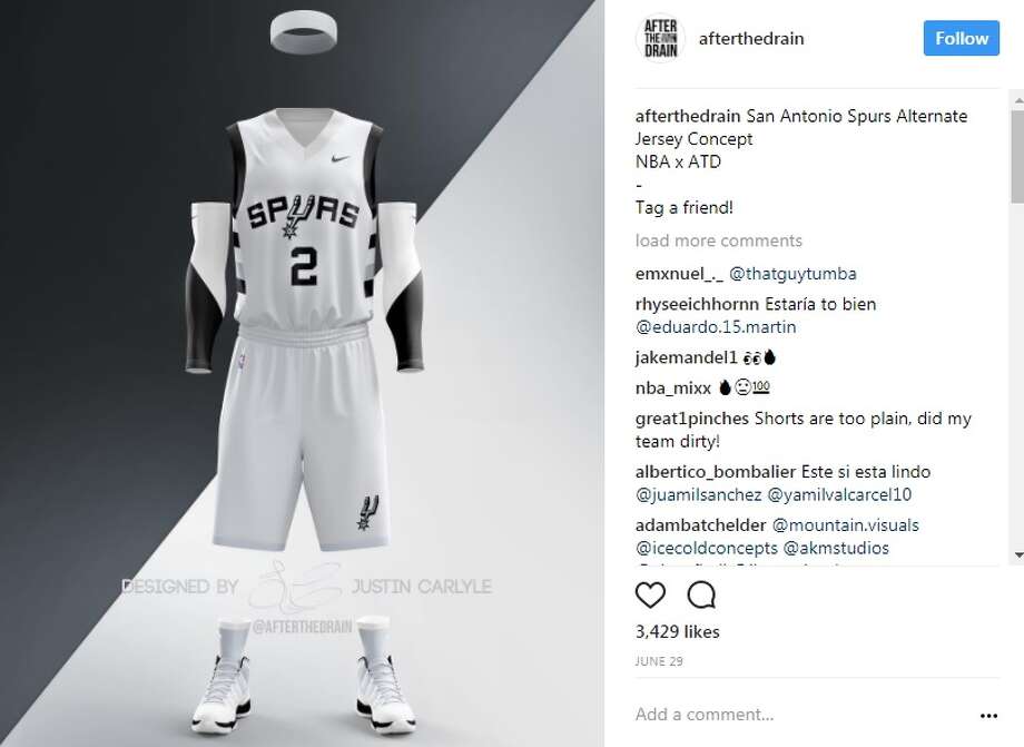 NBA quietly releases new Spurs jersey design San Antonio ExpressNews