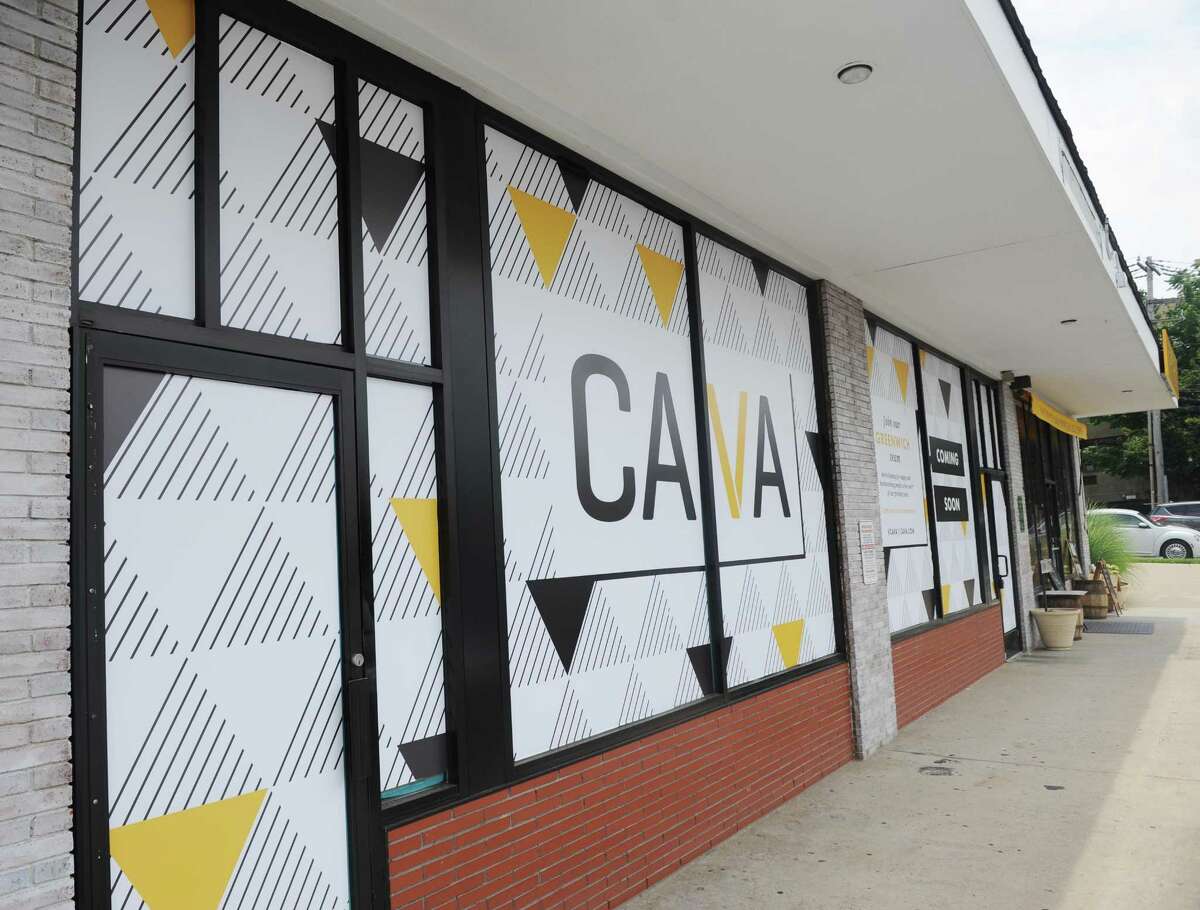 The casual Greek Mediterranean restaurant Cava will soon open in the former home of Cosi at 129 West Putnam Avenue in Greenwich, Conn., photographed on Monday, July 17, 2017.