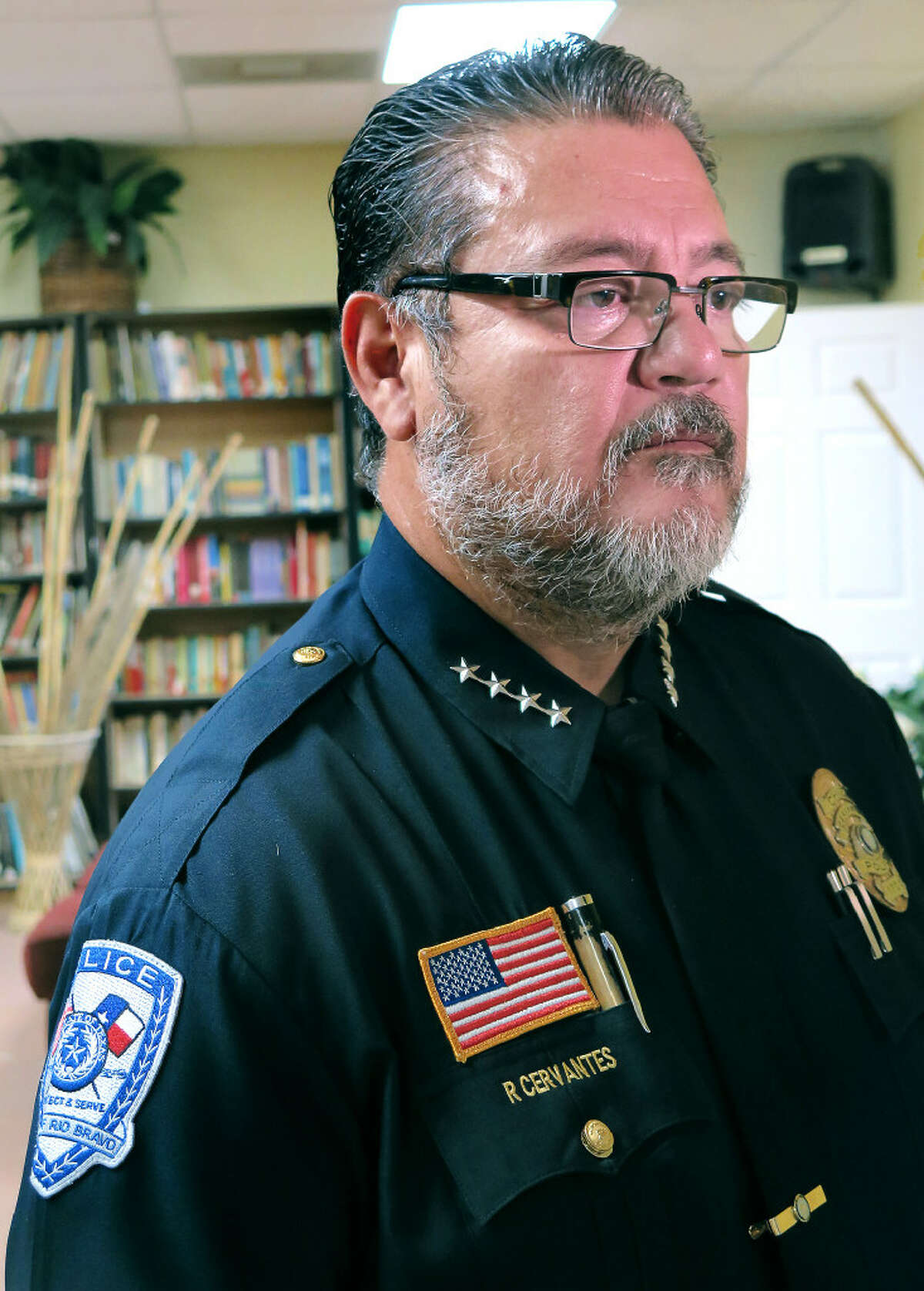 Rio Bravo Police Chief Rene Cervantes is pictured in this file photo.