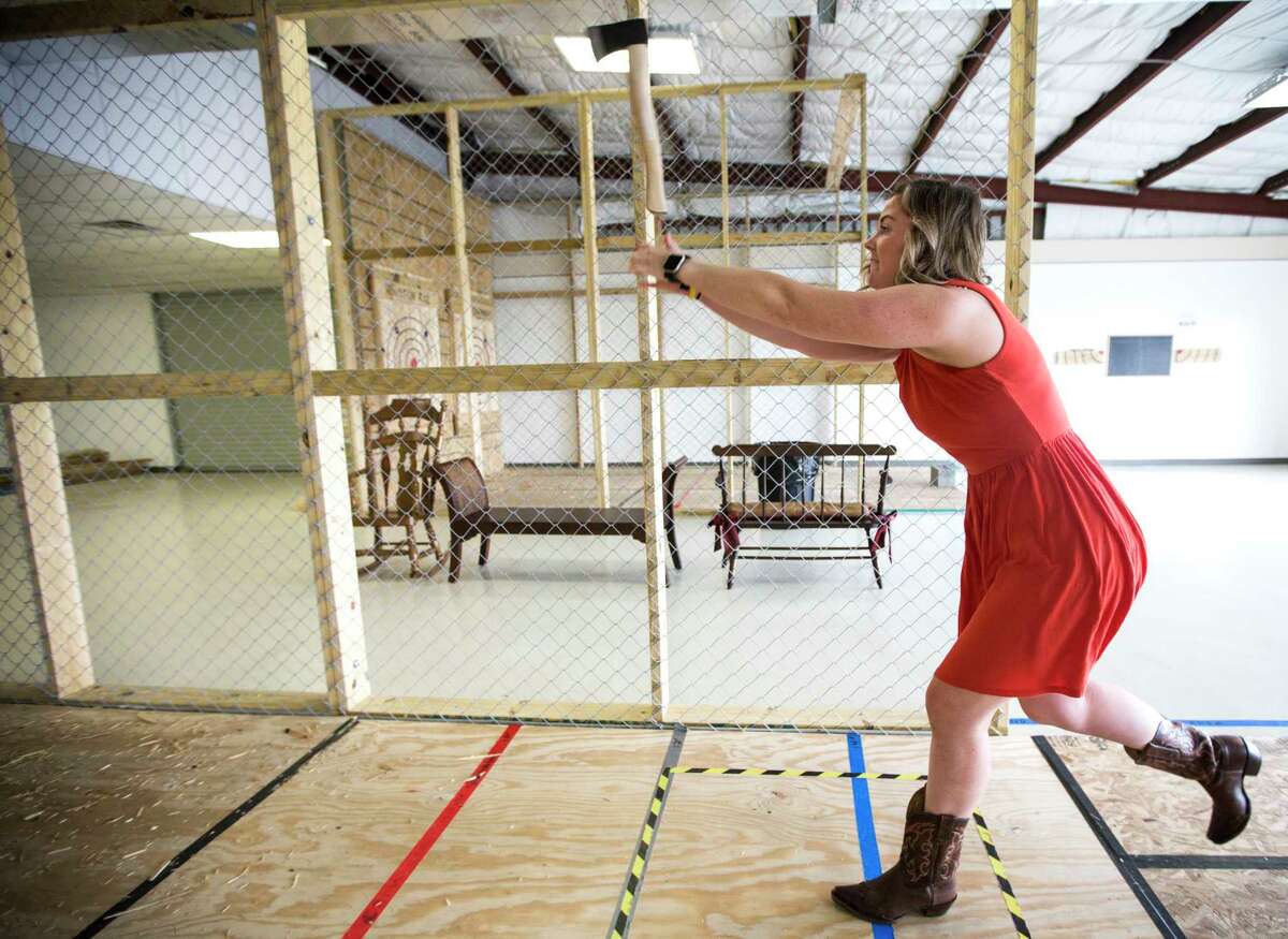 Axe throwing comes to Houston