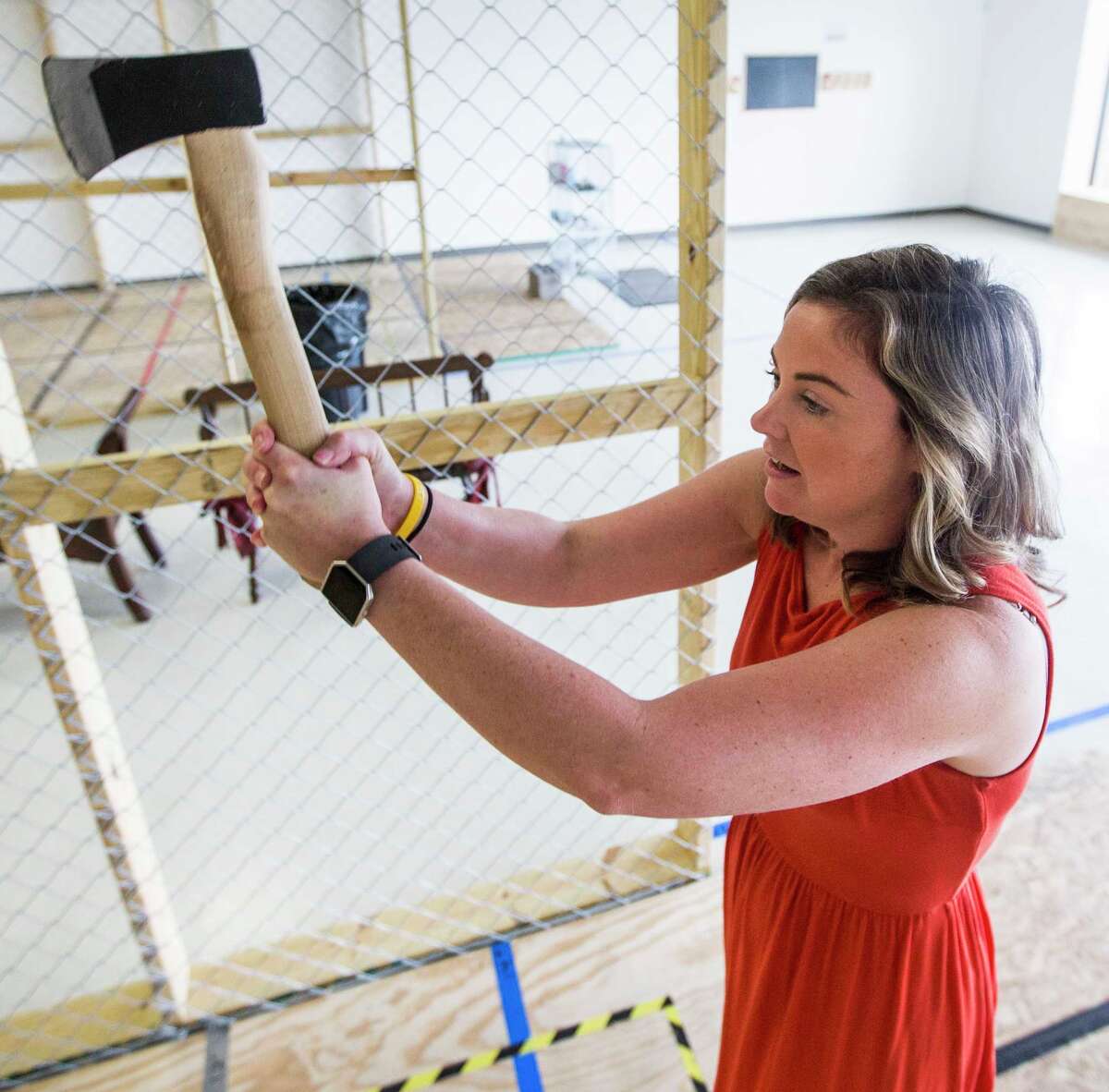 Axe throwing comes to Houston