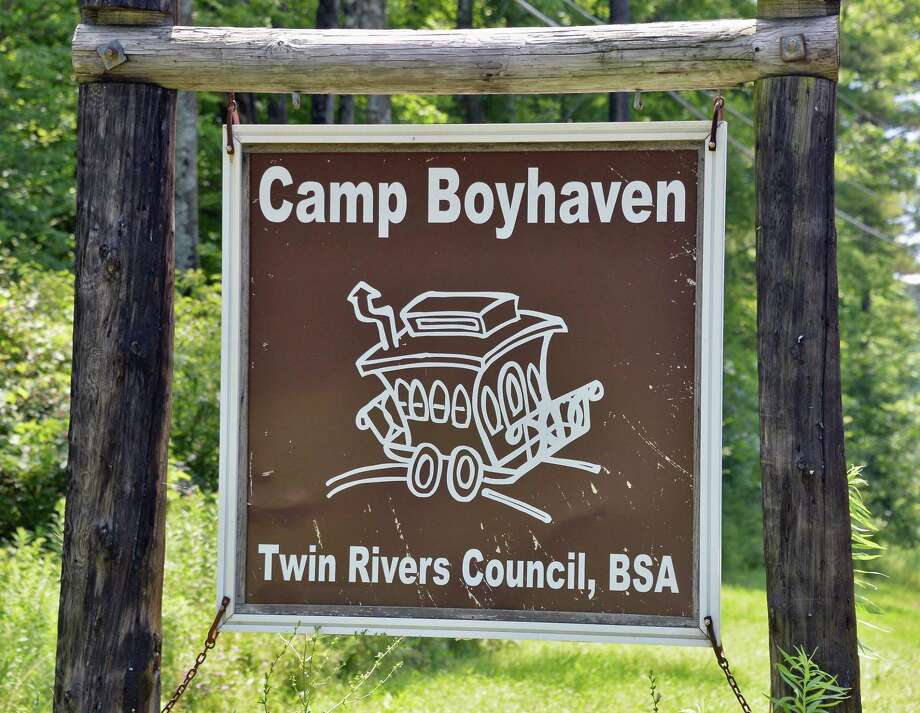 Sign at the old boy scout camp of Boy Haven Wednesday July 19, 2017 in Milton, NY.  (John Carl D'Annibale / Times Union) Photo: John Carl D'Annibale / 20041082A