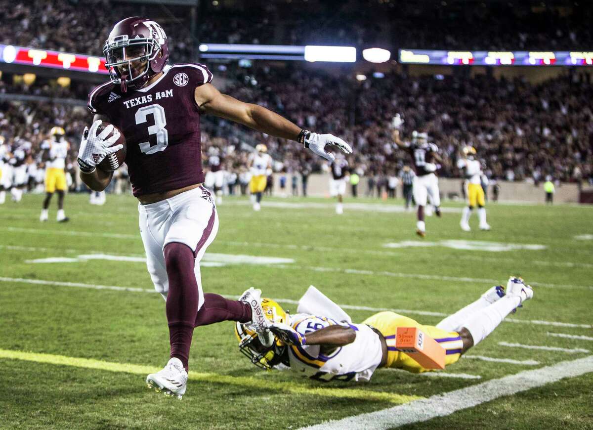 Texas A&M wide receiver Christian Kirk was the only Southeastern Conference player to top 80 receptions last year. Kirk had 83 for 928 yards.