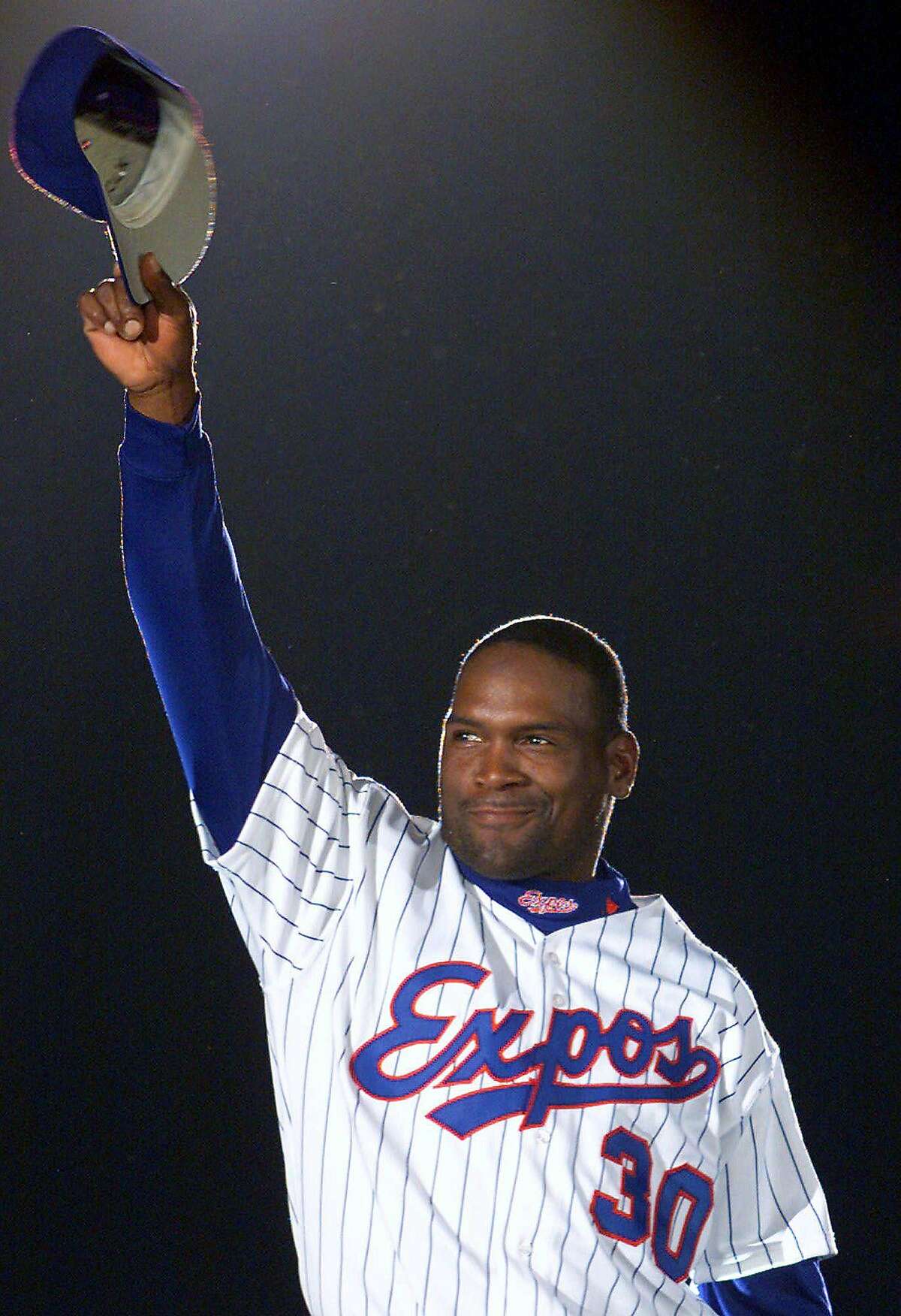 Tim Raines #30 of the Montreal Expos