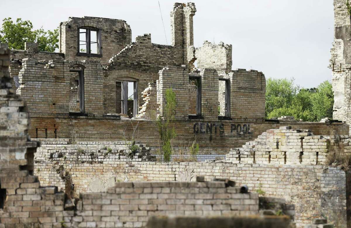 Construction crews at the ruins of the Hot Wells resort are converting the property into a county park.
